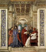 Melozzo da Forli Sixtus IV Founding the Vatican Library oil painting on canvas